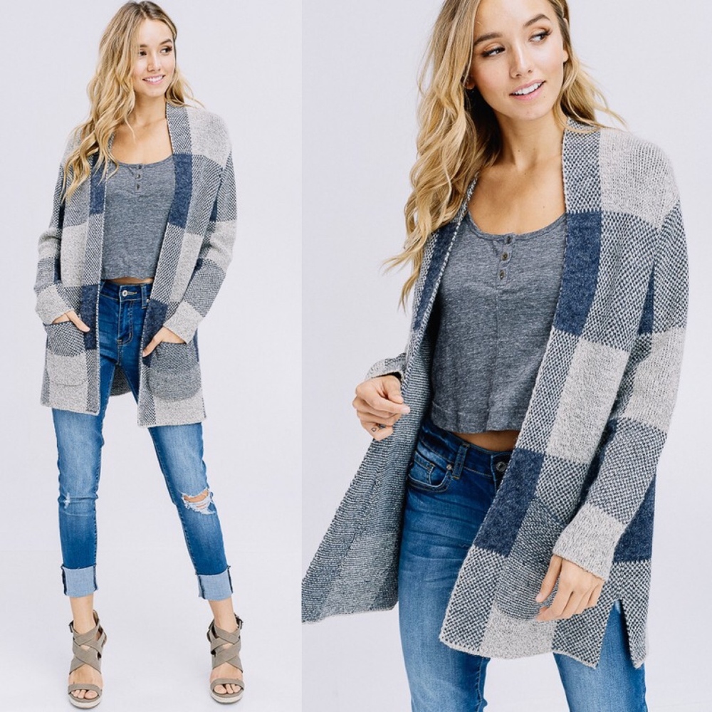 Papermoon Open Cardigan - NAVY
